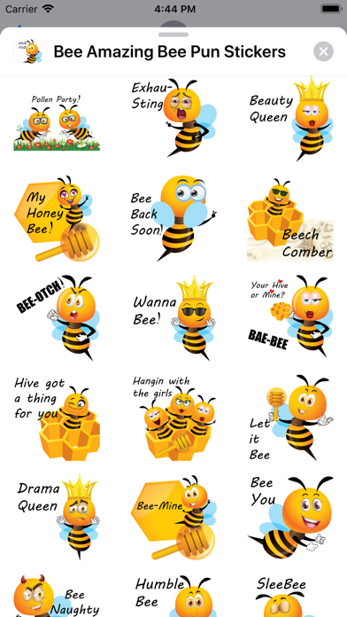 Bee Amazing Bee Pun Stickers screenshot 3