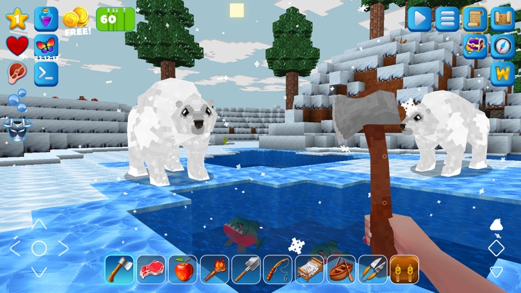 PrimalСraft 3D: Block Building screenshot-0
