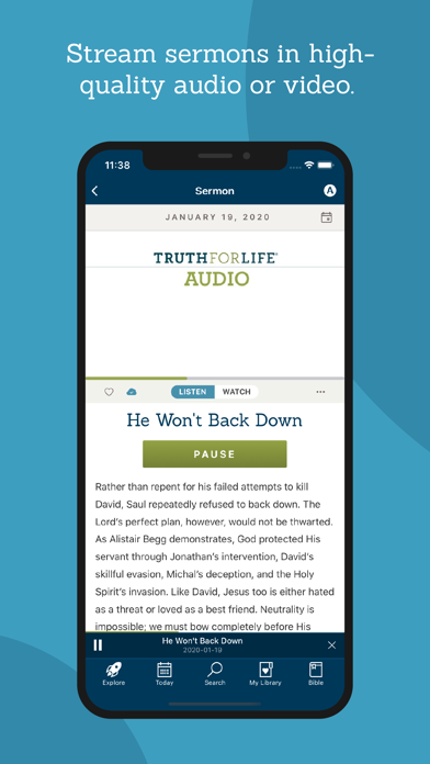 How to cancel & delete Truth For Life from iphone & ipad 4