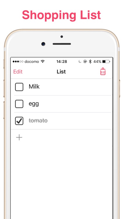 Shopping List :Simple List App