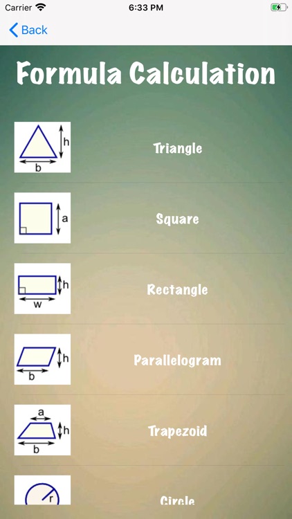 Formula Calculation