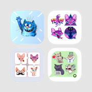 The Ultimate Cute Cats Stickers Bundle