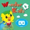 歡迎加入Wonder Kids 4 VR的精彩世界，觀看肯亞的動物大遷徒、同長頸鹿一起用餐，再到埃及欣賞人面獅身像、金字塔等壯大奇景。再前往金字塔內部欣賞真實而生動的壁畫。跟著Chevady沉浸肯亞和埃及景點的同時還能學習實用的英文對話。一起跟著Wonder Kids的主角們來體驗Wonder Kids 4吧