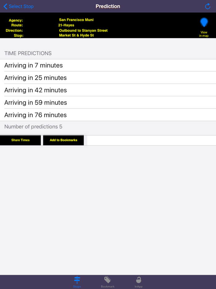 Next Bus Real Time Lite