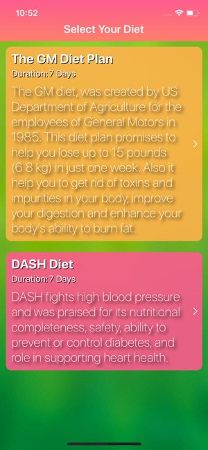 GM Diet Planner(圖1)-速報App