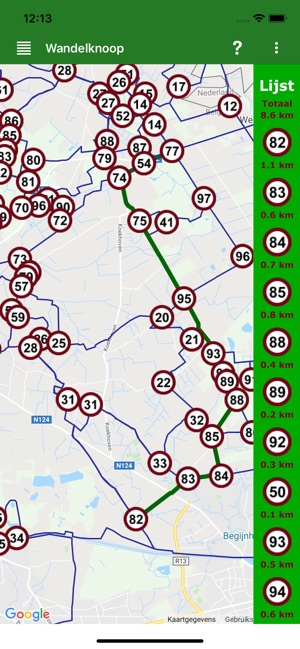 Wandelknoop Vlaanderen