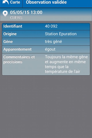 Signalement Air screenshot 2