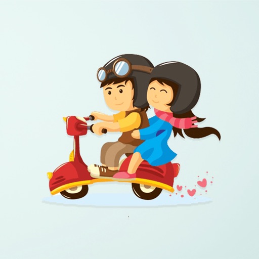 Cute Couple Best Stickers iOS App