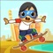 Welcome In Our New Game Skater Ryan City Hero Boy : Speeding Up, Jumping, performing various tricks in the air and landing safety