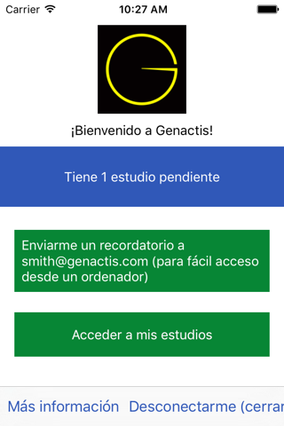 Genactis Connect screenshot 2