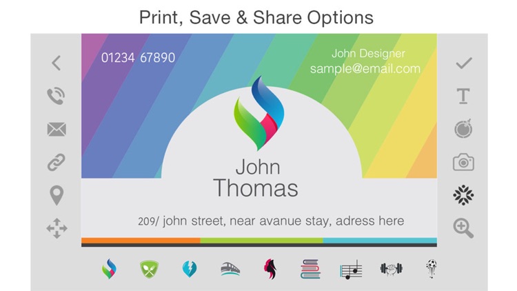 Business Cards Editor