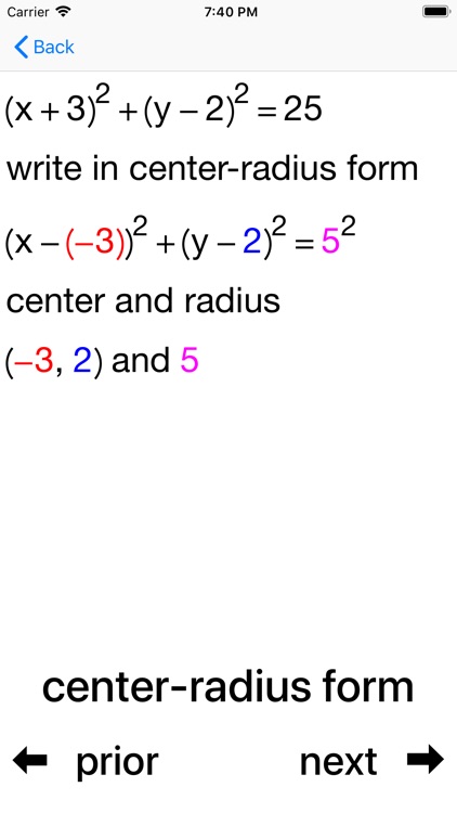 Circles and Equations screenshot-5