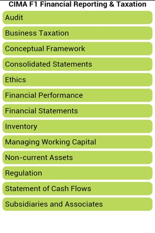 CIMA F1 Fin. Reporting & Tax screenshot 2