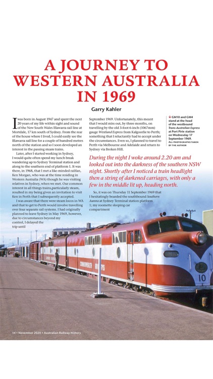 Australian Railway History