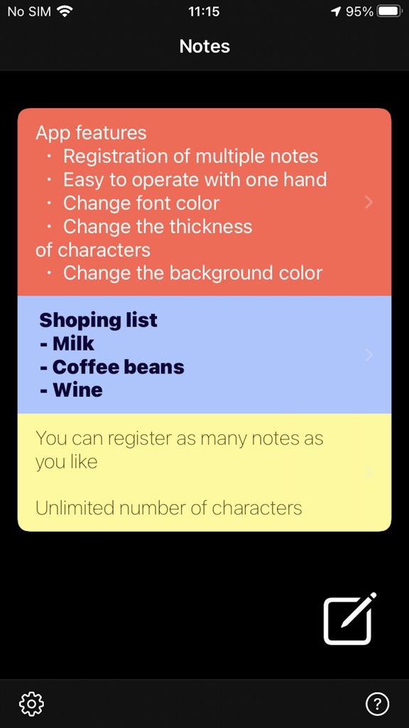 【图】Sticky Color Notes Widget(截图3)