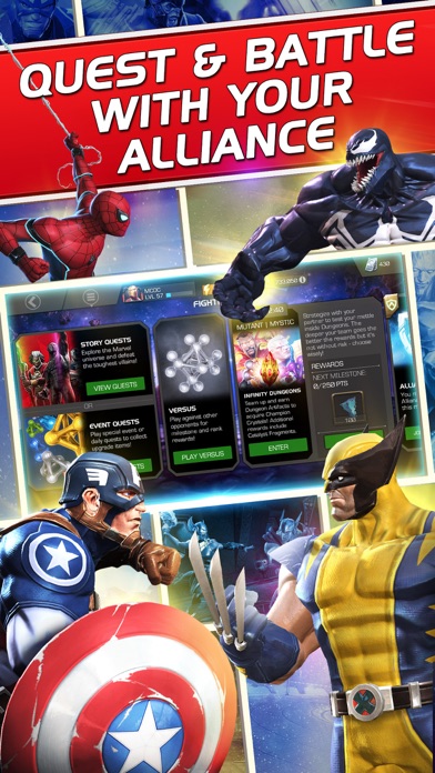 Marvel Contest Of Champions By Kabam Games Inc Ios United - captain americairon man mixed roblox