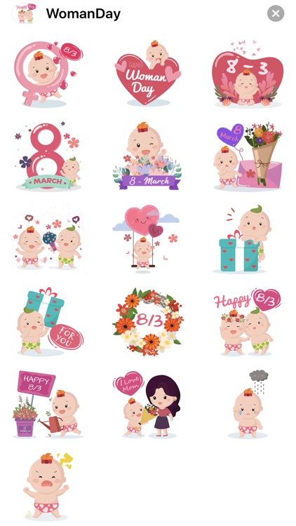 Woman Day Emoji Funny Stickers