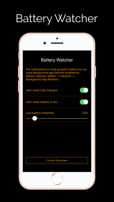 Battery Watcher Pro Screenshot 4