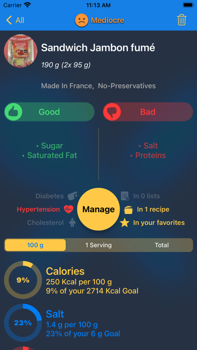 Factz - Calorie Food Tracker screenshot 3