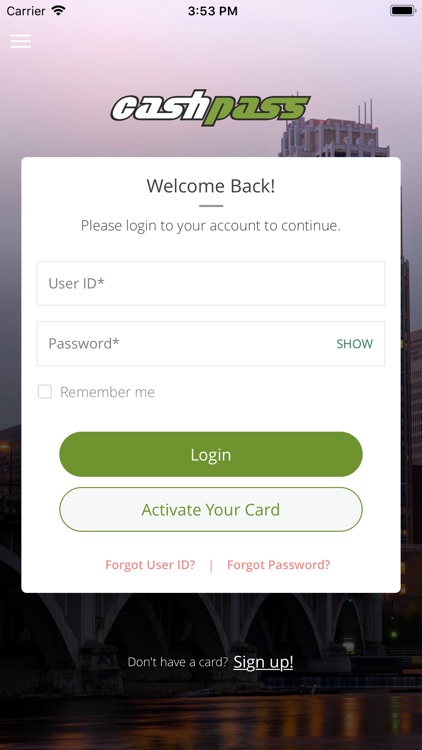 Cashpass Mobile App