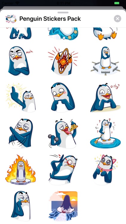 Penguin Stickers Pack