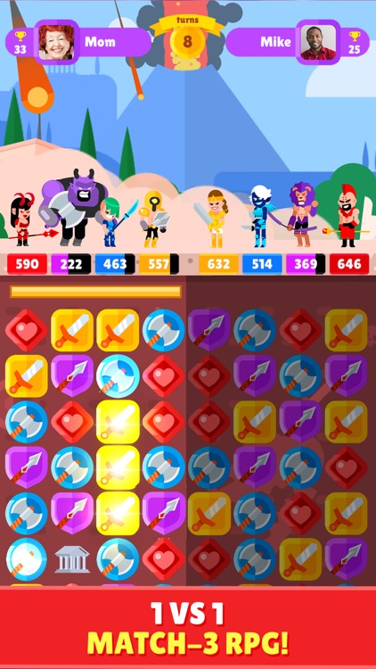 Puzzle Clash Heroes: Neolympia screenshot-0