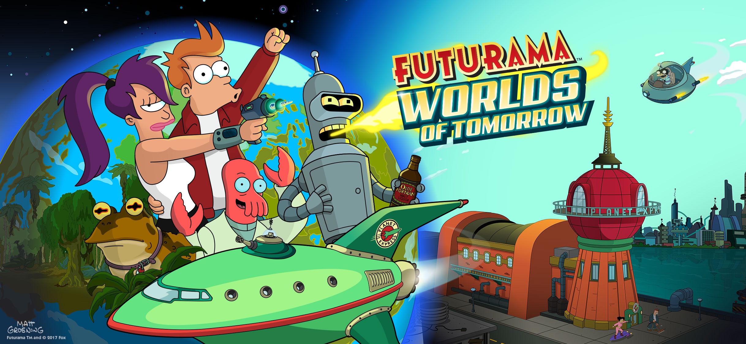 Futurama worlds of tomorrow бесконечные пицца