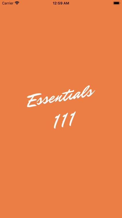 Essentials111