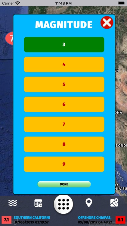 Earthquake Tracking screenshot-3