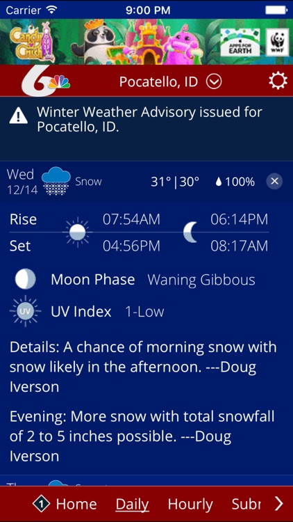 KPVI Storm Tracker Weather
