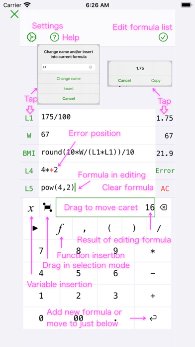 LFunCalc screenshot 2