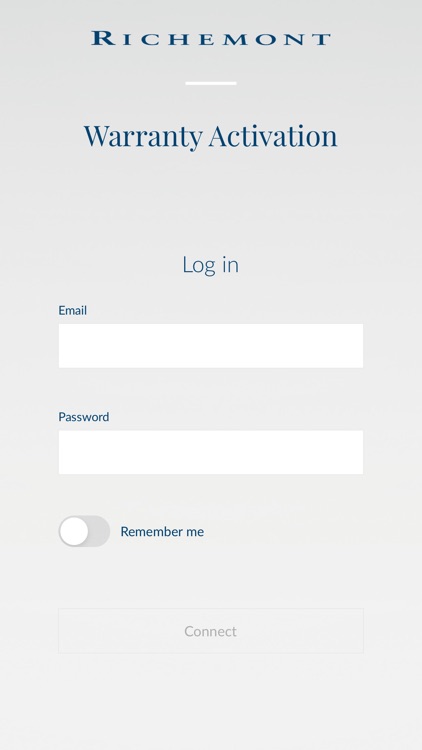 Booster Warranty Activation by Richemont International SA