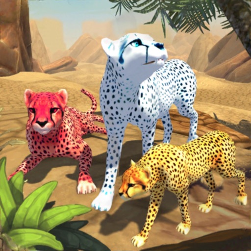 Cheetah Family Sim : Wild Cat Icon