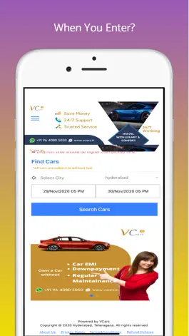 Game screenshot VCars - self drive car rental mod apk