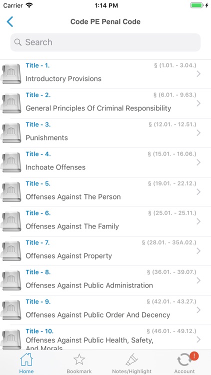 TX Penal Code, Titles & Laws screenshot-5