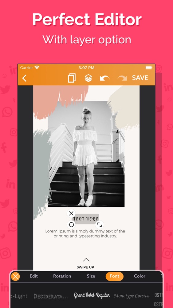 Social Media Post Maker App for iPhone - Free Download Social Media ...