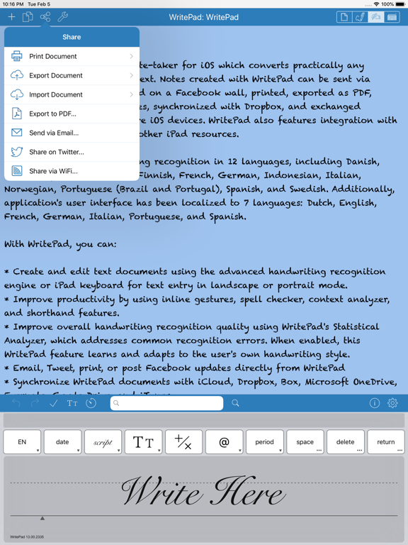 WritePad I Handwriting to Textのおすすめ画像8
