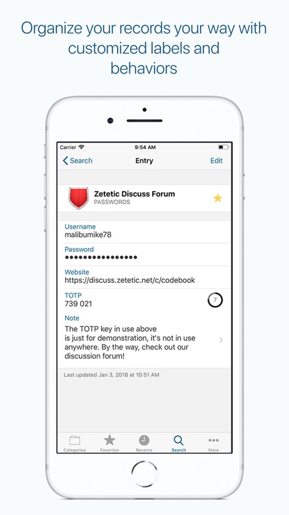 Codebook Password Manager screenshot-5