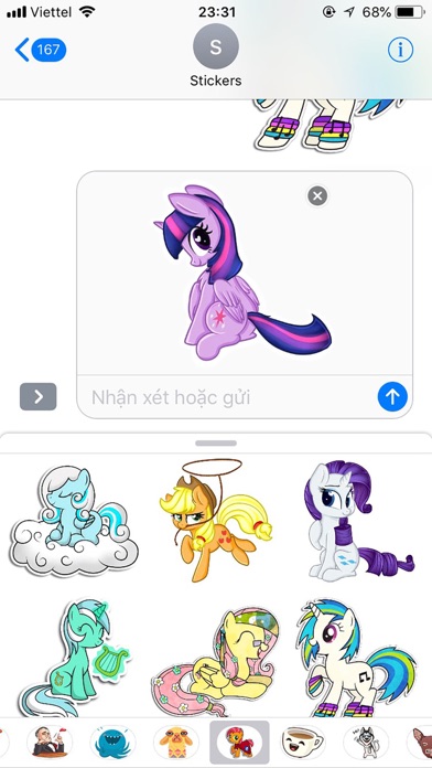Pony Cute Funny Stickers screenshot 3