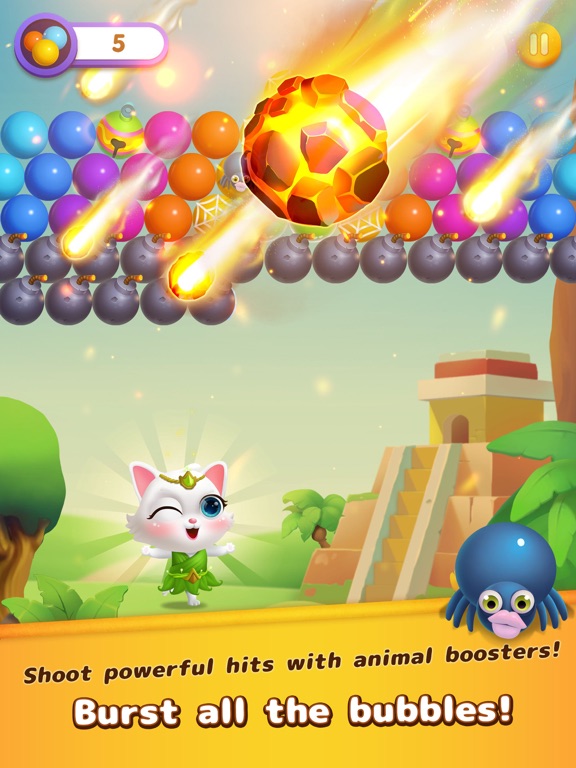 Bubble Shooter - Cat Island screenshot 2
