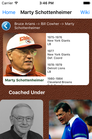 Pro Football Coaching Tree - náhled