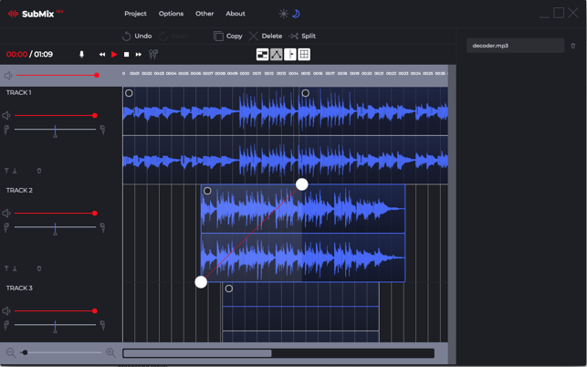 SubMix Audio Editor