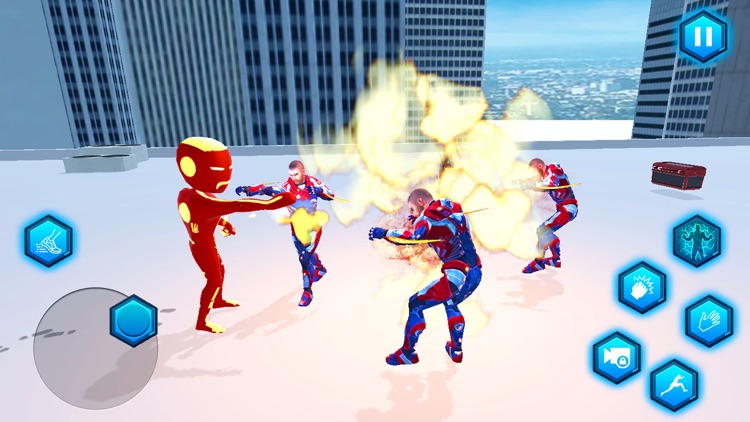 Iron Stickman Superhero Fight