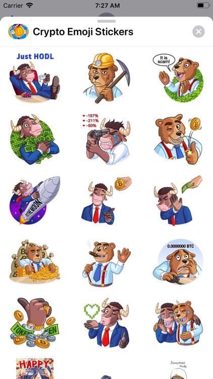 Crypto Emoji Stickers screenshot-6