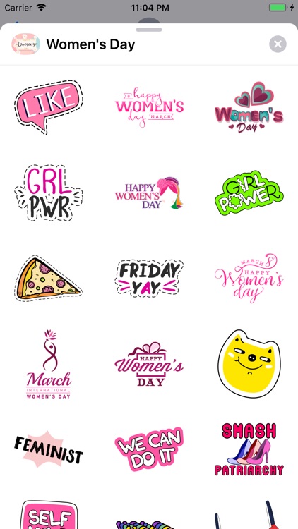 Women's Day Feminism Stickers