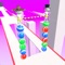 Avoid obstacles, try not to fall down, collect balls and push everyone when you get to the end of the level