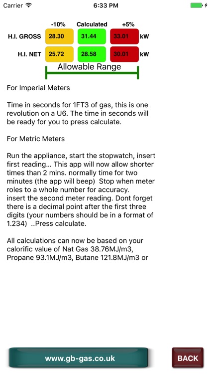 GB Gas Rate Calculator