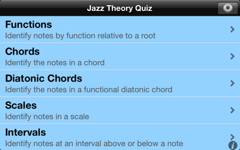 Jazz Theory Quiz - náhled