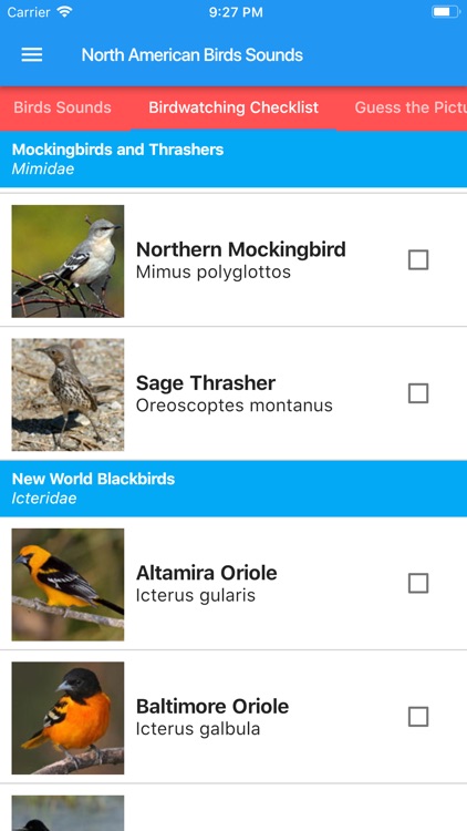 North American Birds and Sound