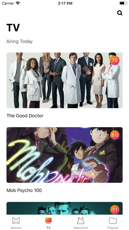 Movies & TV Shows Manager